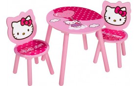 Стол и 2 стульчика Hello Kitty Eichhorn