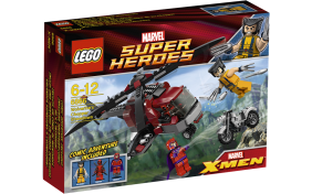 Появление чоппера Росомаха Lego Super Heroes